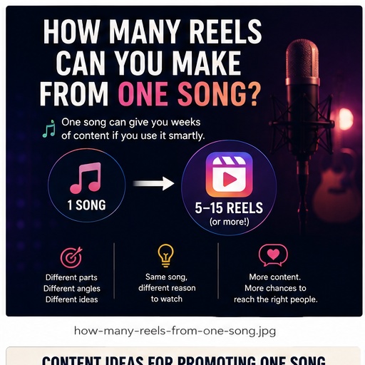 How many Instagram Reels can you make from one song