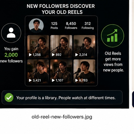 New followers discovering older Instagram Reels