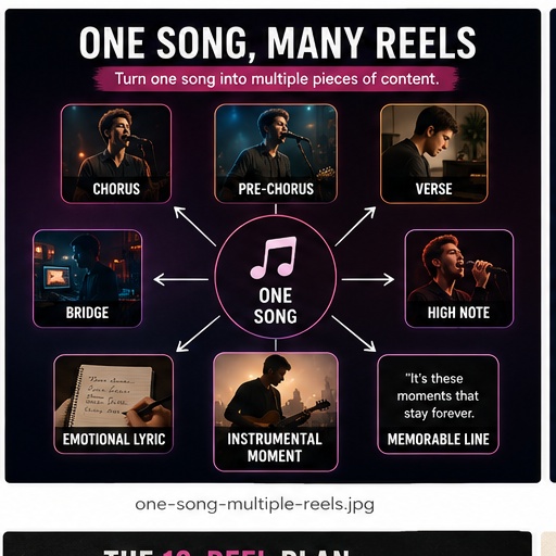 One song turned into multiple Instagram Reels