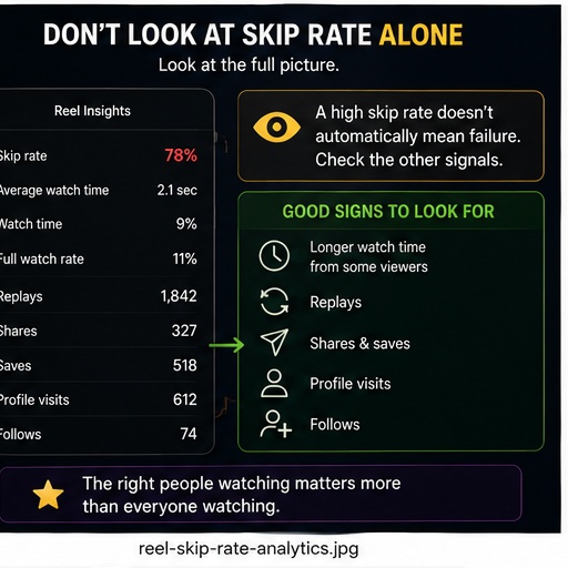 Analyzing Instagram Reel skip rate